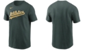 Nike Oakland Athletics  Men's Swoosh Wordmark T-Shirt